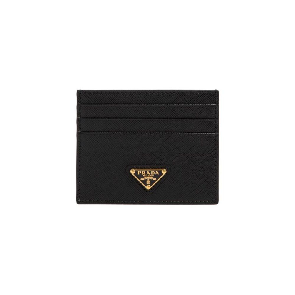Prada Leather Card Holder Women